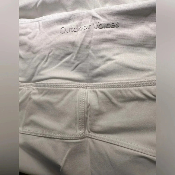 Outdoor Voices Hudson 4” white skort NWT - Picture 7 of 10
